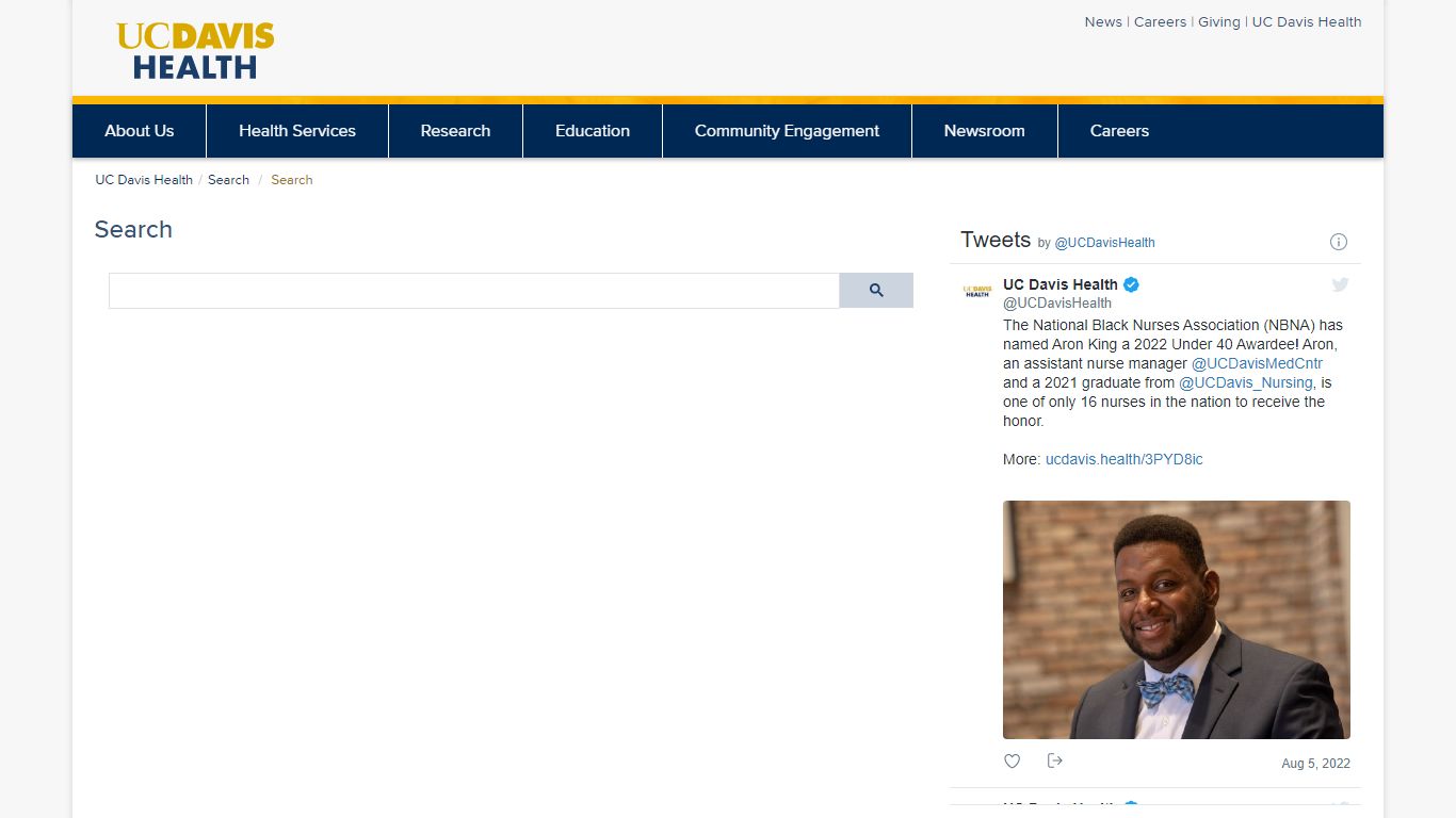 UC Davis Health Search